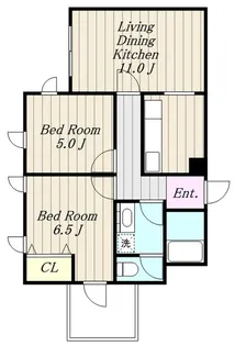カーサ鹿沼台【2階】の間取り