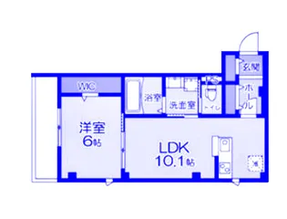 RAFFINE陣屋【2階】の間取り