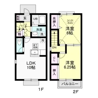 カルス大宮【2階】の間取り