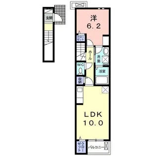 フィオーレガーデンII【2階】の間取り