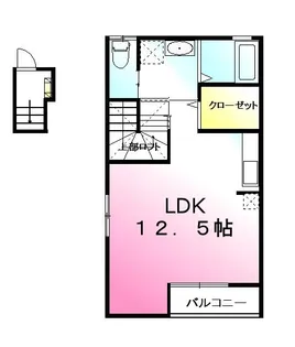 ビーズカラーリッチ【2階】の間取り