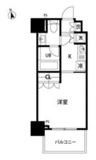 セントラル銀座【6階】の間取り