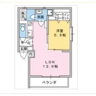 ヴィラ フォンテ【2階】の間取り