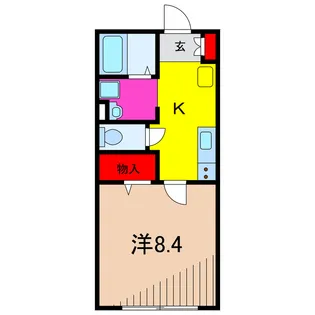 エルソルビオス【1階】の間取り