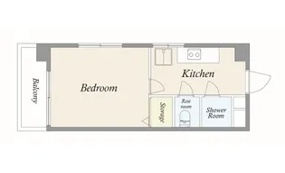 ニュー白金マンション【4階】の間取り