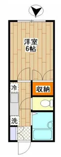 セントハイツB棟【1階】の間取り