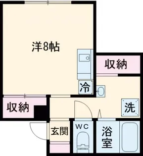 MARUCO咲田【2階】の間取り