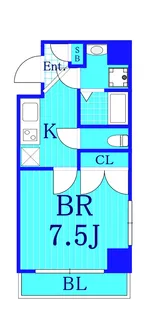 パウロニアバレーテイク4西横浜【4階】の間取り