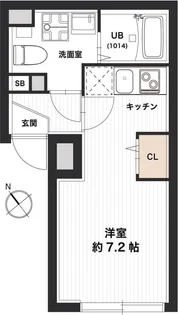 レピュア押上レジデンス【3階】の間取り