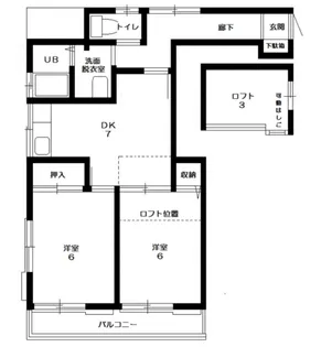 メゾン横浜【2階】の間取り