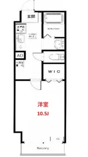 オーロラ三田【5階】の間取り