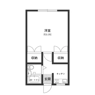 サンハイツ【1階】の間取り