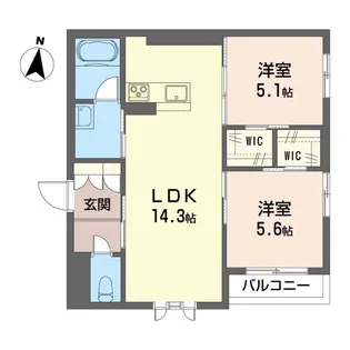 ヴィラ・ソフィオーネ【1階】の間取り