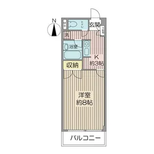 YMO駒沢【2階】の間取り
