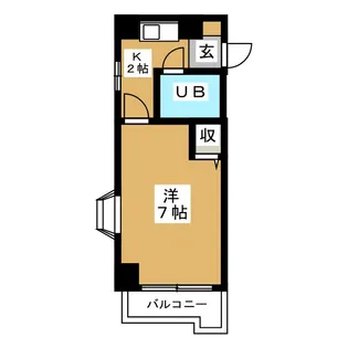 YMニューピーナッツ【2階】の間取り