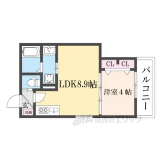 LIX大和田駅前【4階】の間取り
