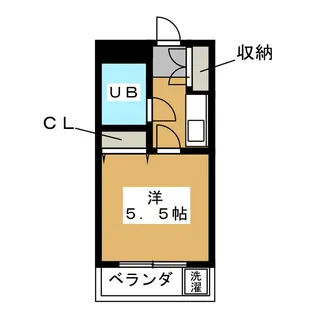 白楽センチュリーフラット【1階】の間取り