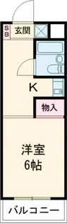 マツモト御殿山ハウス【2階】の間取り