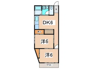 メゾン桜山【1階】の間取り