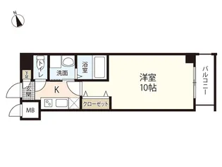 TREAT Otemachi【3階】の間取り