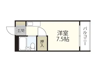 petit pas舟入【9階】の間取り