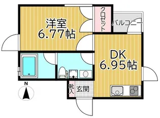 FACE TOKYO【3階】の間取り