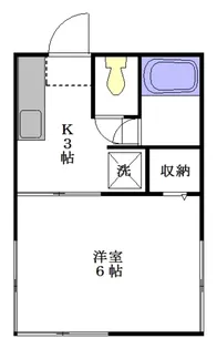 みなと荘【1階】の間取り