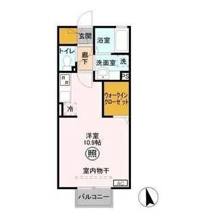 エスポワール【2階】の間取り