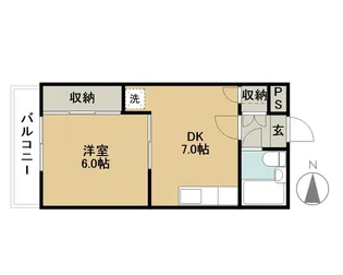 香山ビル【1階】の間取り