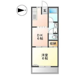 リバーシティ安井【1階】の間取り