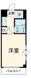 豊町中央コーポ【3階】の間取り