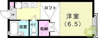 フレンズ【1階】の間取り