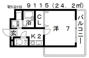 七神国府ビル【7階】の間取り