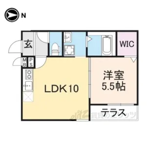 フジパレス花園2番館【3階】の間取り
