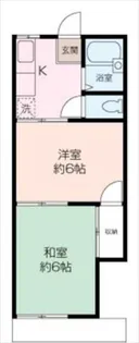 平野アパート【2階】の間取り