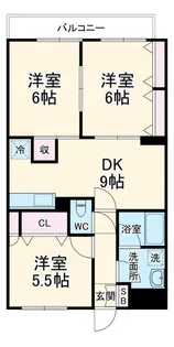 ヒルサイドテラス【1階】の間取り