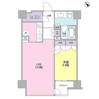 フォレストタウン参宮橋【3階】の間取り