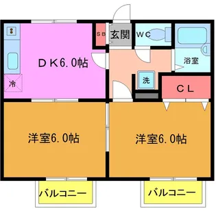 うらやす木村ハイム【1階】の間取り