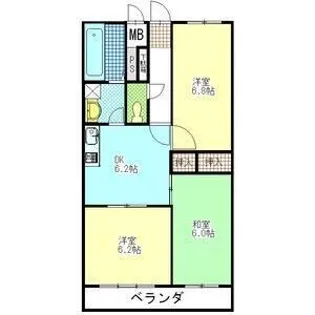 ストークマンション富士【3階】の間取り