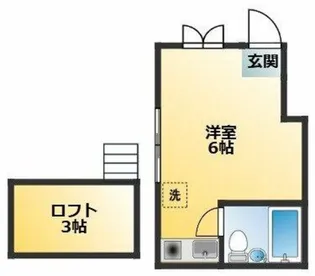 スカイコーポ【1階】の間取り