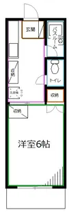 ハイツ太陽【2階】の間取り