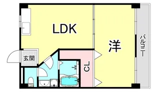 ホワイトヒル【3階】の間取り