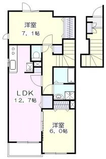 ベル アンジュIII・サウス【2階】の間取り