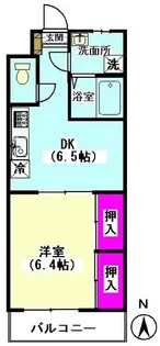 ルミエール・T【4階】の間取り
