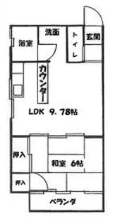 高塚ハイツ【3階】の間取り