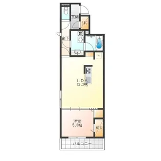 D-residence安立【2階】の間取り