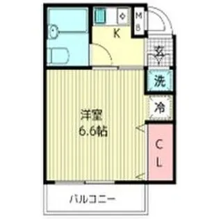 Renato広瀬通【7階】の間取り