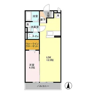 Mヒルズ B【2階】の間取り