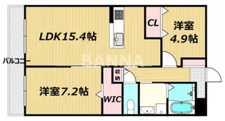 アーバンテラス高島駅前【1階】の間取り