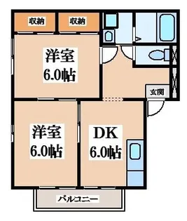 セントラルハイム【2階】の間取り